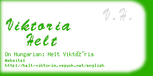 viktoria helt business card